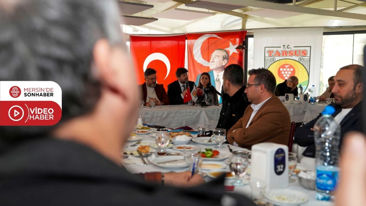 TARSUS BELEDİYE BAŞKANI ALİ BOLTA&Ccedil; BASIN MENSUPLARIYLA KAHVALTI PROGRAMINDA BULUŞTU