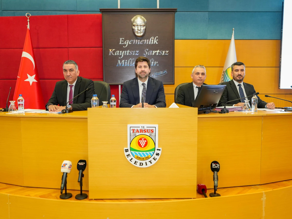 TARSUS BELEDİYE MECLİSİ EYL&Uuml;L AYI OLAĞAN TOPLANTISI GER&Ccedil;EKLEŞTİRİLDİ