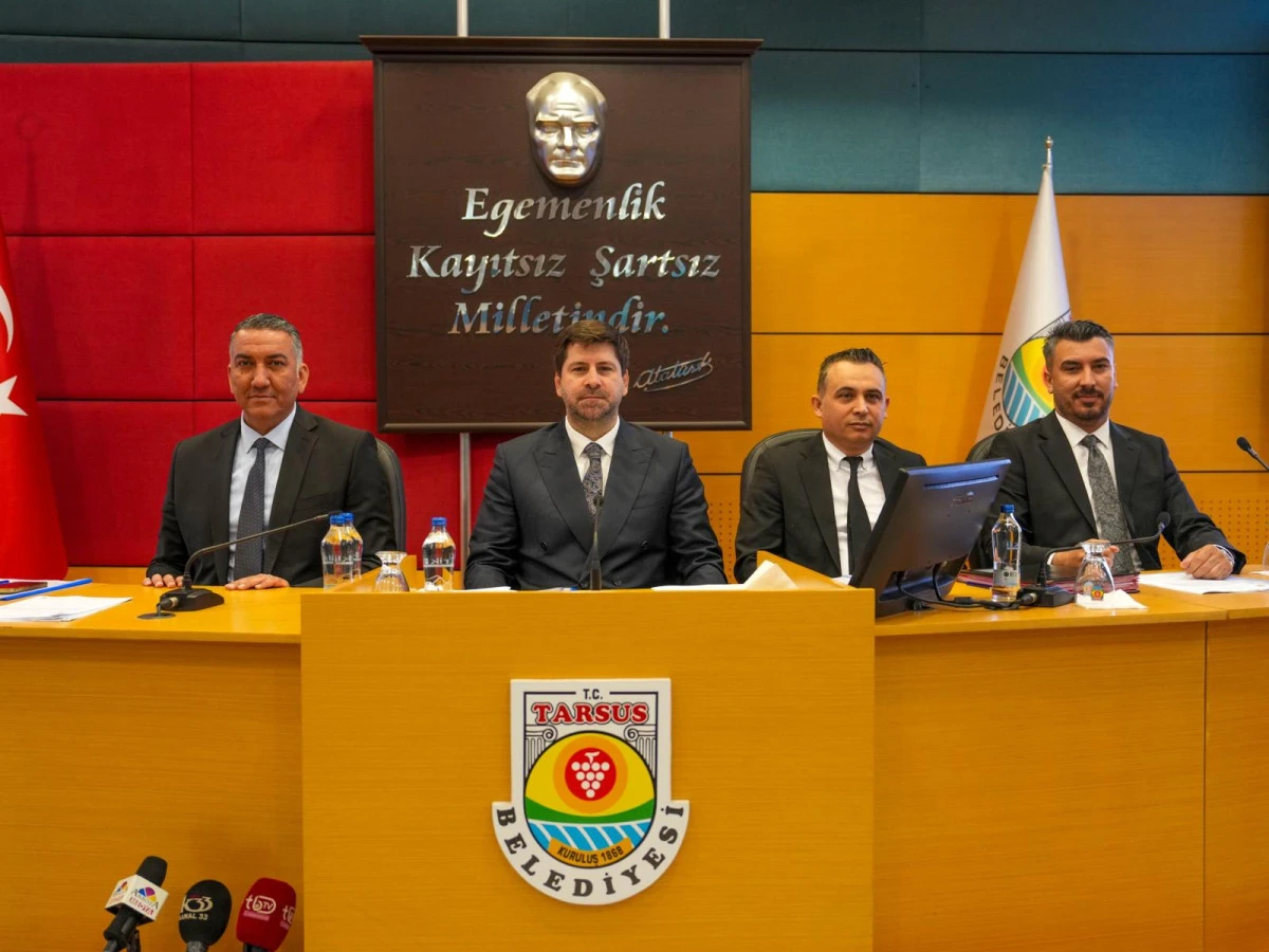 TARSUS BELEDİYESİ MAYIS AYI OLAĞAN MECLİS TOPLANTISI GER&Ccedil;EKLEŞTİRİLDİ