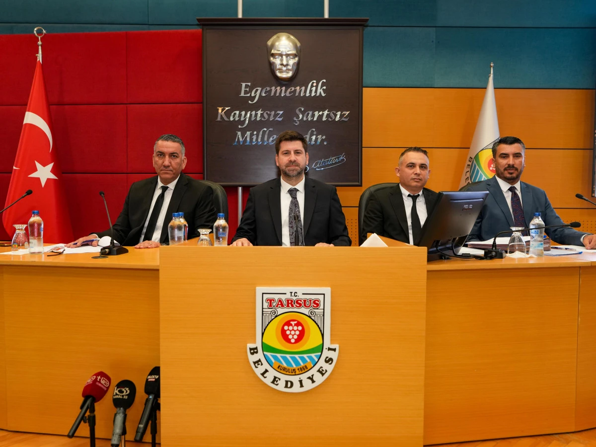 TARSUS BELEDİYESİ TEMMUZ AYI OLAĞAN MECLİS TOPLANTISI GER&Ccedil;EKLEŞTİRİLDİ