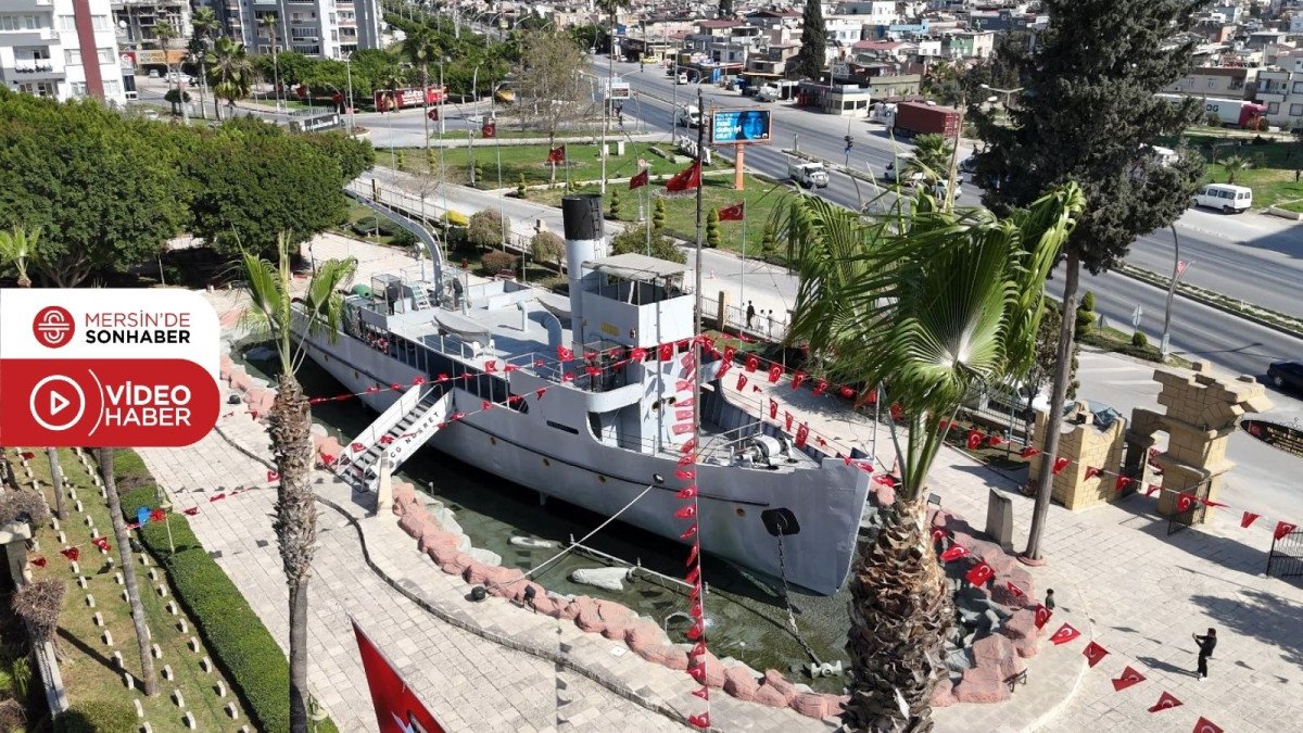 TARSUS BELEDİYESİ'NDEN NUSRET MAYIN GEMİSİ'NE KAPSAMLI YENİLEME ÇALIŞMASI 