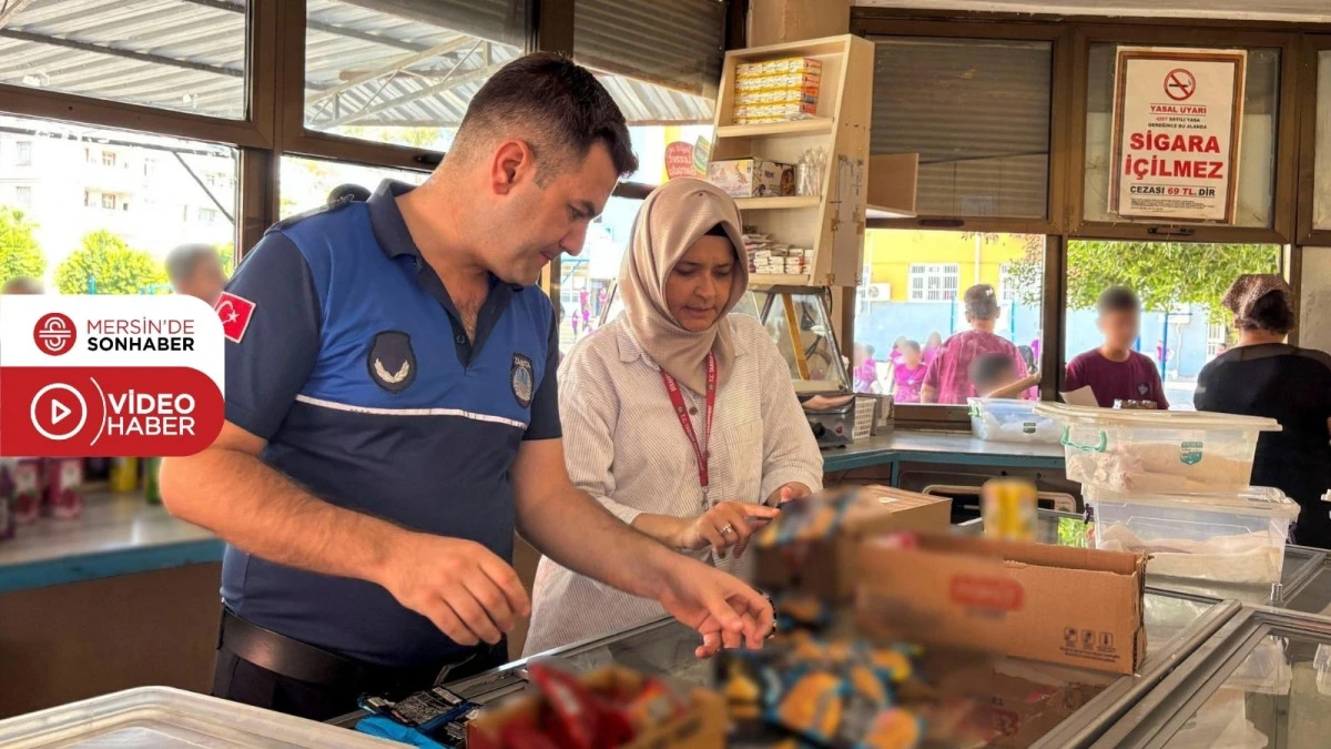 TARSUS BELEDİYESİ'NDEN OKUL KANTİNLERİNE DENETİM