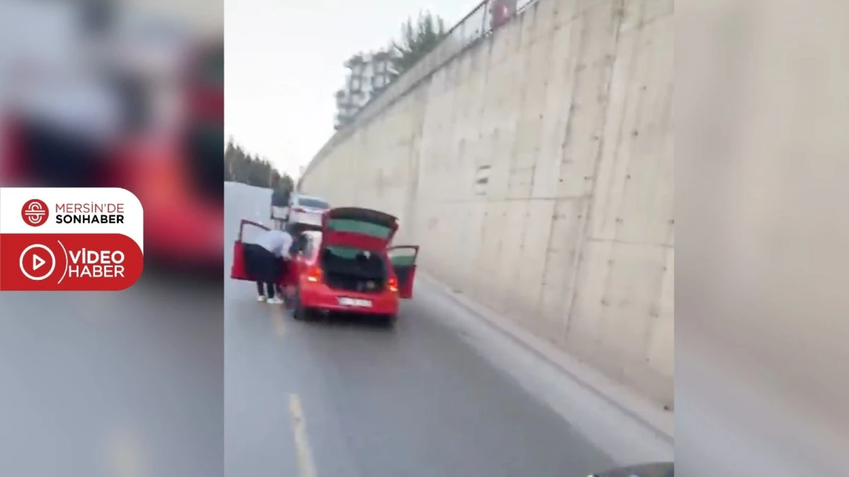 TARSUS&rsquo;TA TRAFİĞİ ENGELLEYEN D&Uuml;Ğ&Uuml;N KONVOYUNA CEZA