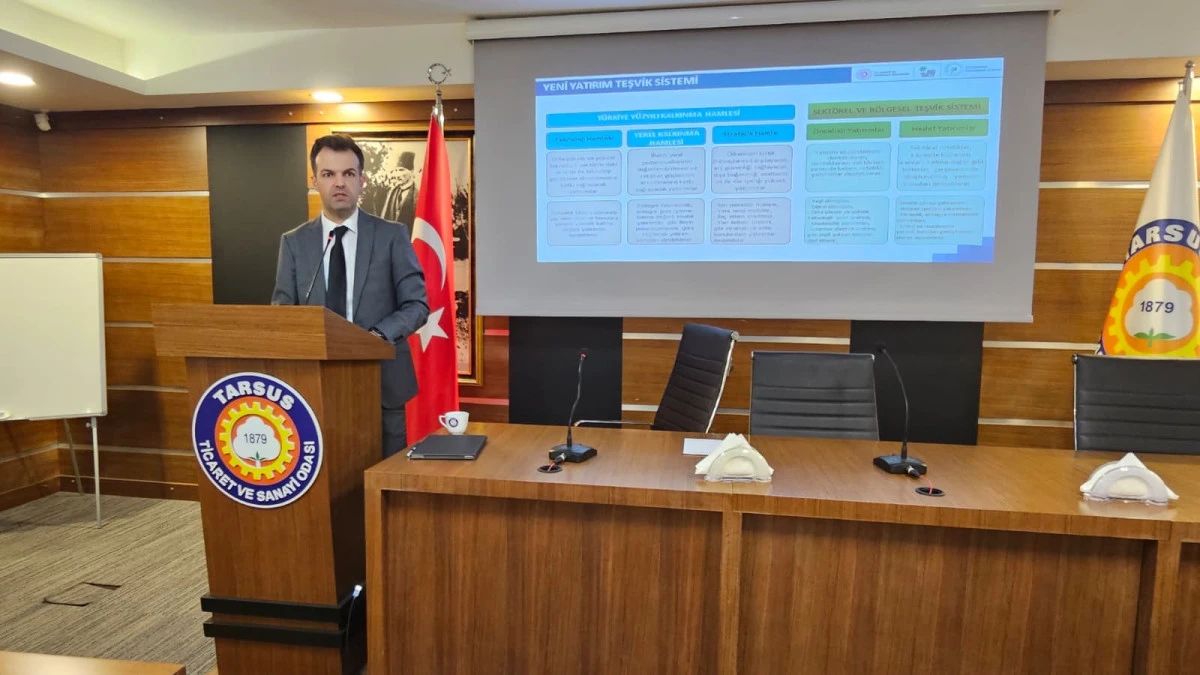 TARSUS&rsquo;TA YEREL KALKINMA HAMLESİ VE YENİ TEŞVİK SİSTEMİ ANLATILDI