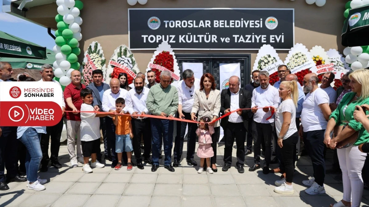 TOROSLAR BELEDİYESİ DEMİRTAŞ MAHALLESİ’NDE TAZİYE EVİ AÇTI