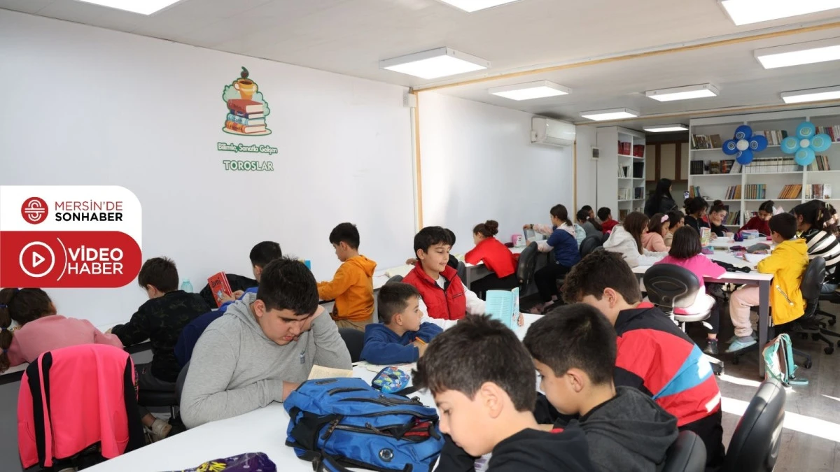TOROSLAR BELEDİYESİNİN OKUMA SALONLARI HAFTANIN 7 GÜNÜ HİZMET VERİYOR