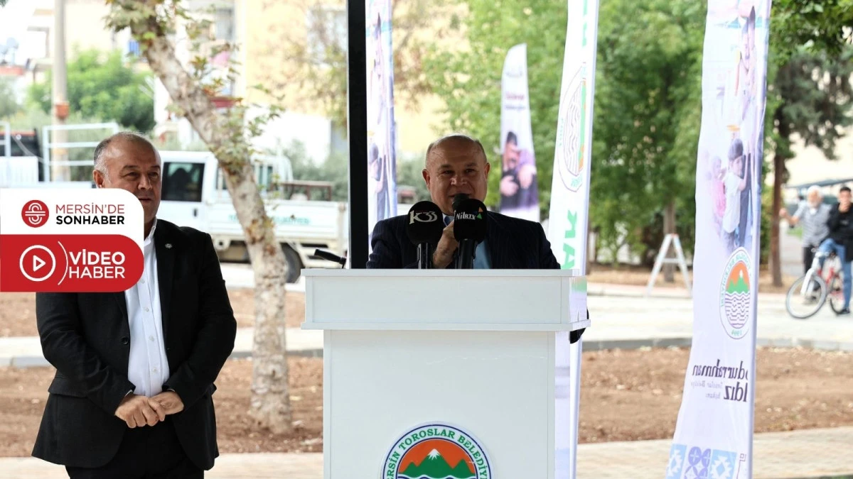 TOROSLAR’DA MİMAR SİNAN PARKI VE ÜLMİYE TOPUZ TAZİYE EVİ AÇILDI