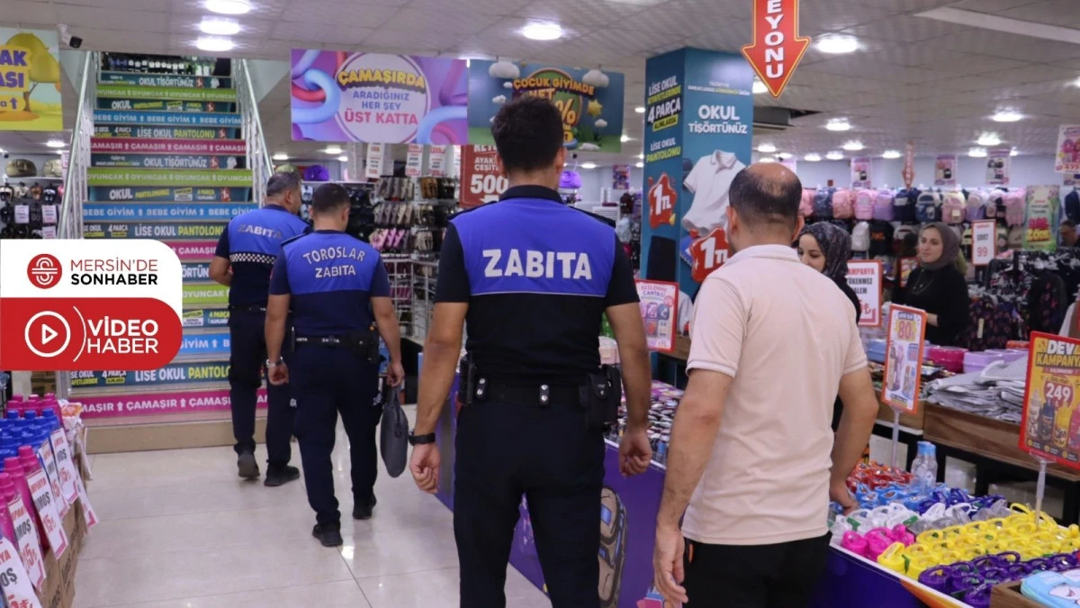 TOROSLAR&rsquo;DA OKUL &Ouml;NCESİ KIRTASİYE DENETİMİ