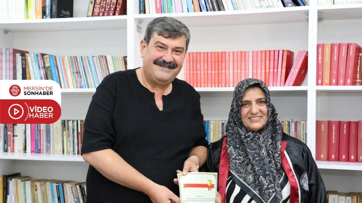 TOROSLAR’DA OKUMA YAZMA KURSUNUN MEZUNLARI SERTİFİKALARINI ALDI