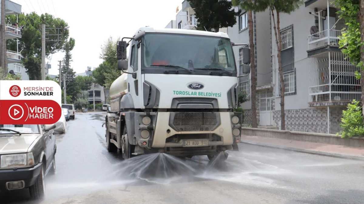 TOROSLAR'DA TEMİZLİK VE YEŞİL ALANLAR İ&Ccedil;İN YOĞUN &Ccedil;ALIŞMA