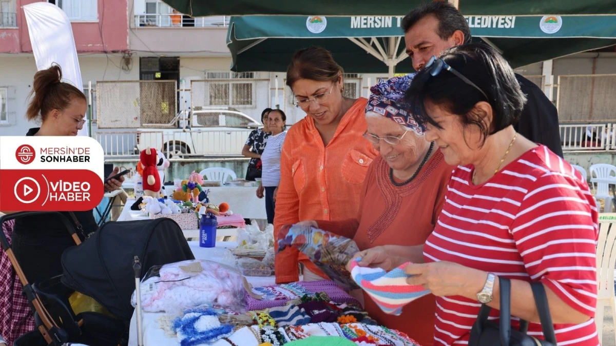 TOROSLAR’DA ÜRETİCİ KADINLARIN EMEĞİ HALKLA BULUŞUYOR