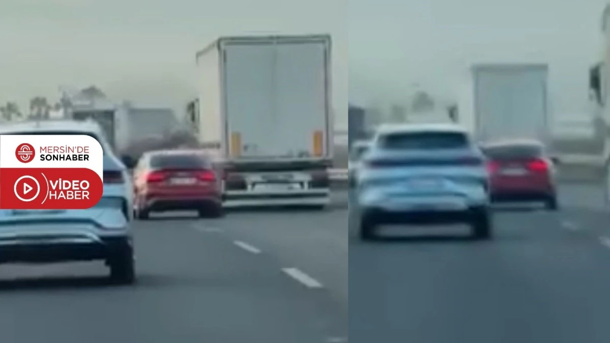 TRAFİKTE TEHLİKELİ ŞERİT DEĞİŞTİREN S&Uuml;R&Uuml;C&Uuml;YE CEZA