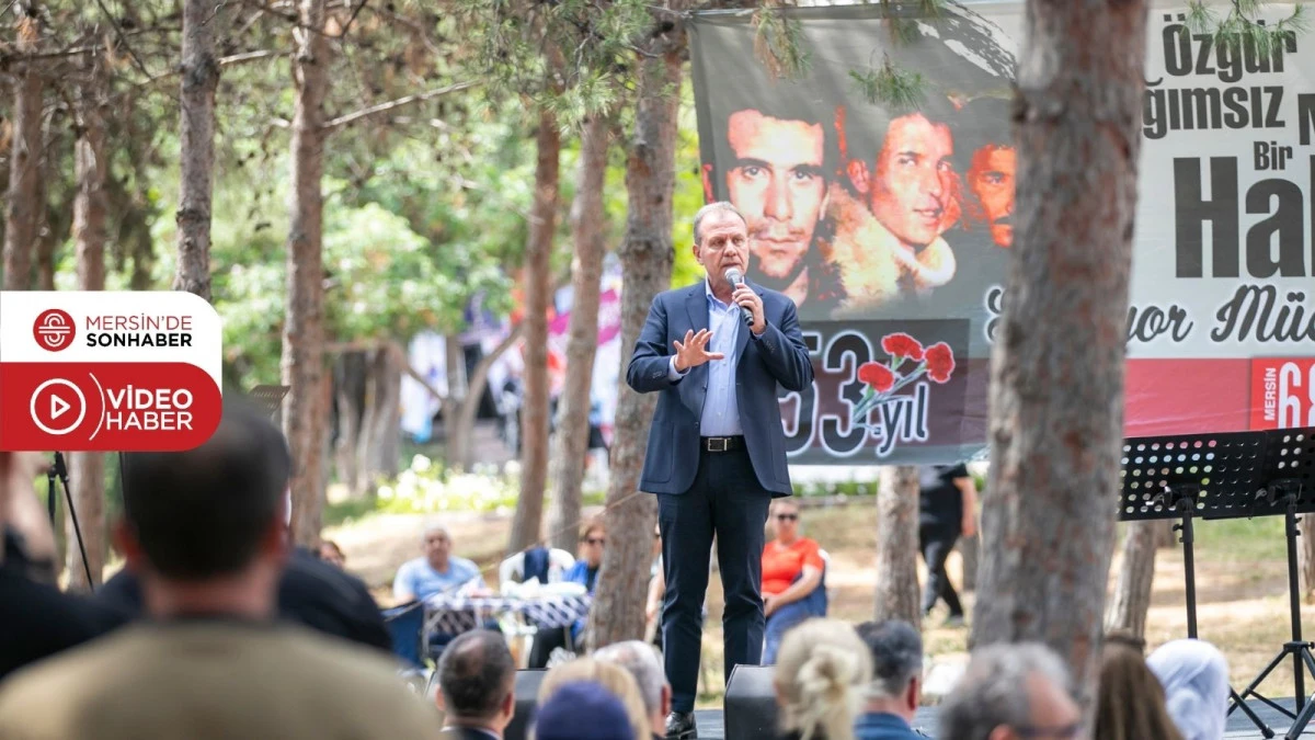 ÜÇ FİDAN, İDAM EDİLİŞLERİNİN 53. YILINDA MERSİN’DE ANILDI