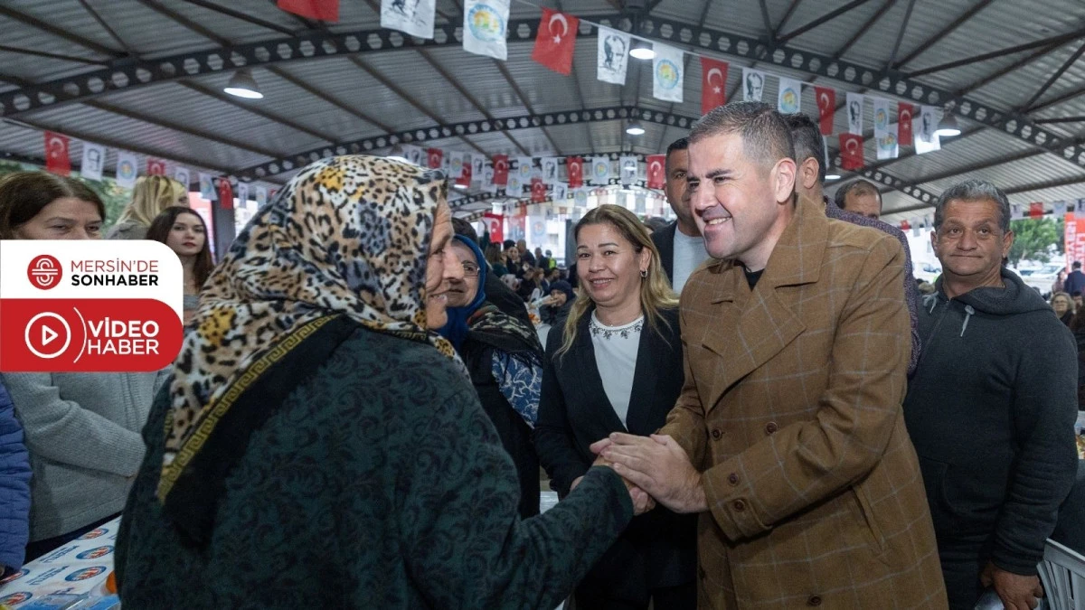 &Uuml;RETİCİ KADINLARIN EMEĞİYLE MEZİTLİ&rsquo;DE BEREKET SOFRASI KURULDU
