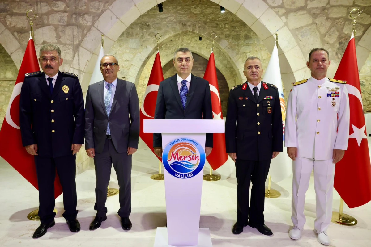 VALİ TOROS, MERSİN’DE GÜVENLİK VE ASAYİŞ HİZMETLERİNE İLİŞKİN VERİLERİ AÇIKLADI
