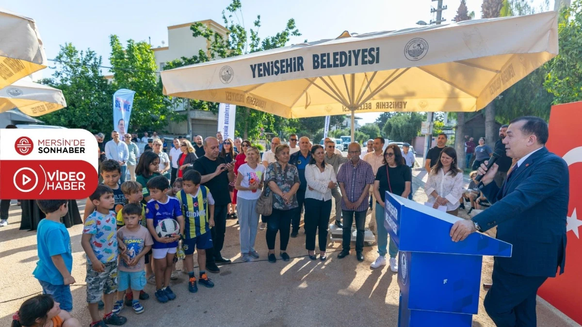 YENİŞEHİR BELEDİYESİ ÇOCUKLAR İÇİN MAHALLELERDE  HALI SAHA AÇMAYA DEVAM EDİYOR 