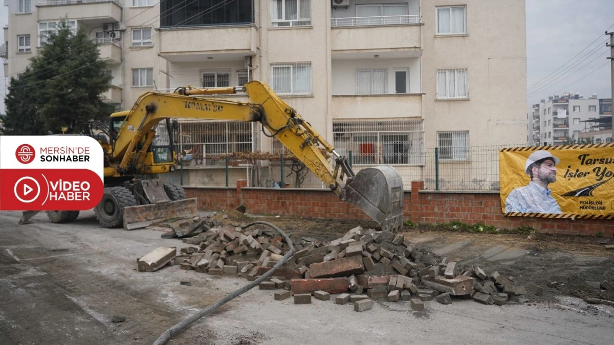 YEŞİLYURT MAHALLESİ&rsquo;NDE KALDIRIMLAR YENİLENİYOR