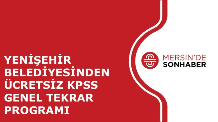 YENİŞEHİR BELEDİYESİNDEN ÜCRETSİZ KPSS GENEL TEKRAR PROGRAMI