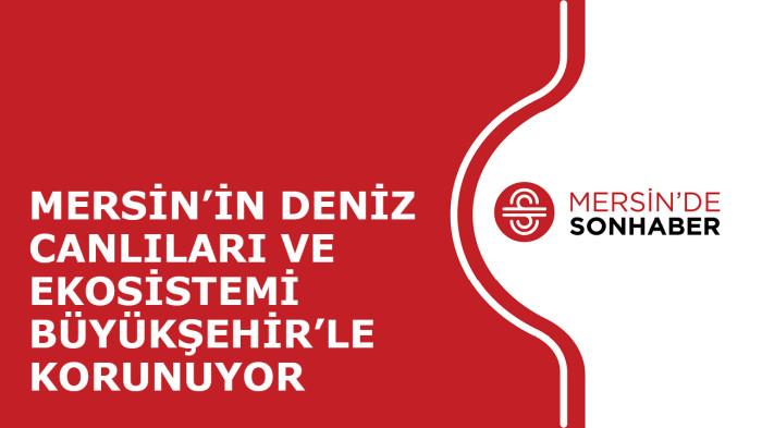 MERSİN’İN DENİZ CANLILARI VE EKOSİSTEMİ BÜYÜKŞEHİR’LE KORUNUYOR