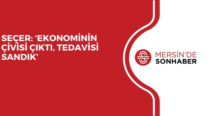 SEÇER: ‘EKONOMİNİN ÇİVİSİ ÇIKTI, TEDAVİSİ SANDIK’