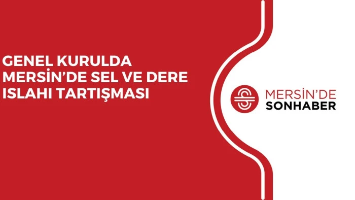 GENEL KURULDA MERSİN&rsquo;DE SEL VE DERE ISLAHI TARTIŞMASI