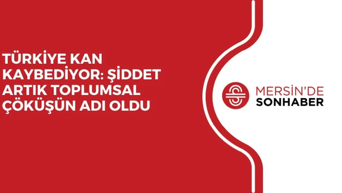 TÜRKİYE KAN KAYBEDİYOR: ŞİDDET ARTIK TOPLUMSAL ÇÖKÜŞÜN ADI OLDU