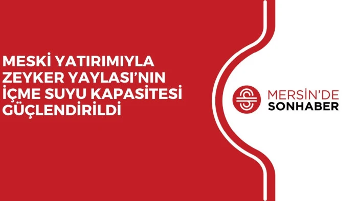 MESKİ YATIRIMIYLA ZEYKER YAYLASI’NIN İÇME SUYU KAPASİTESİ GÜÇLENDİRİLDİ