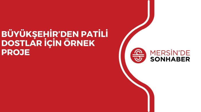 BÜYÜKŞEHİR’DEN PATİLİ DOSTLAR İÇİN ÖRNEK PROJE