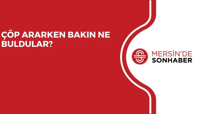 ÇÖP ARARKEN BAKIN NE BULDULAR?